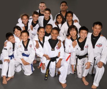 Taekwondo family adult class