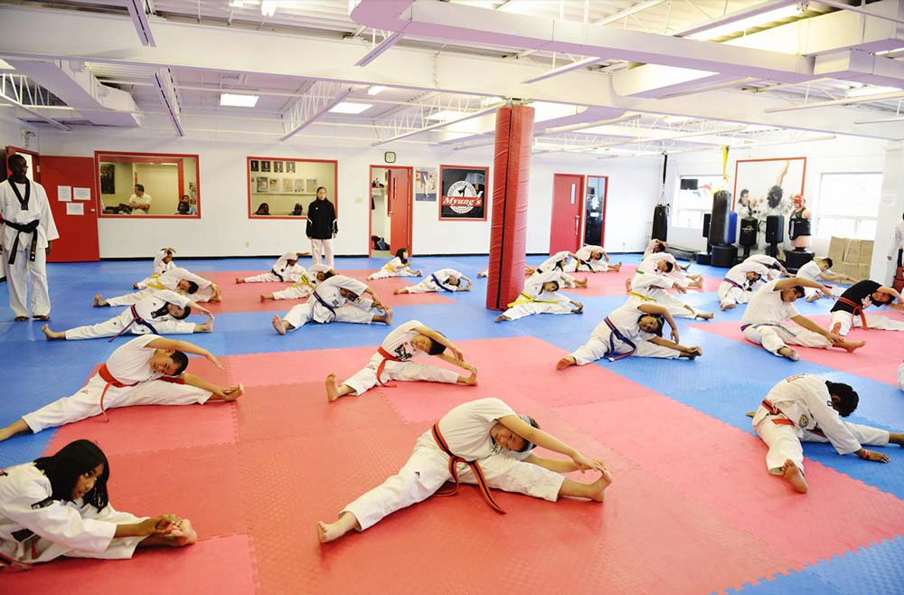 advanced junior class Myung’s Taekwondo Markham-East