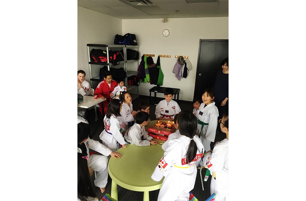 Myungs-Taekwondo-Markham-West birthday party